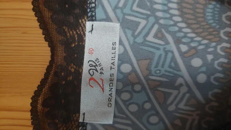 2W PARIS Damen Freizeitkleid XL 42 Mehrfarbig Bohemian Spitze Sommerkleid 8