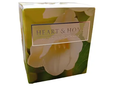 Heart & Home White Jasmine & Freesia Duftkerze Wachs Naturbezogen Mehrfarbig
