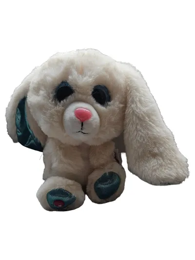 NICI Plüschtier Hase Kuscheltier Beige mit Glitzeraugen 17 cm
