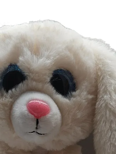 NICI Plüschtier Hase Kuscheltier Beige mit Glitzeraugen 17 cm