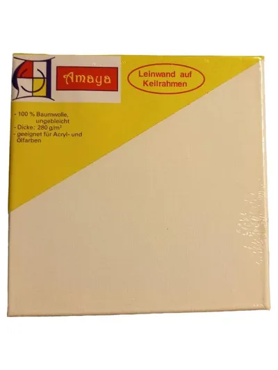 Amaya Leinwand auf Keilrahmen 20x20 cm 100% Baumwolle 280g/m² Acryl Öl
