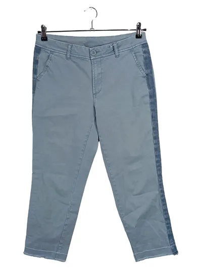 B.C. Best Connections Damen Stoffhose Blau Gr. 40 Casual Baumwolle