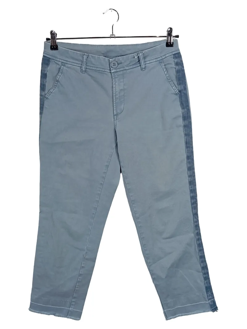 B.C. Best Connections Damen Stoffhose Blau Gr. 40 Casual Baumwolle 1