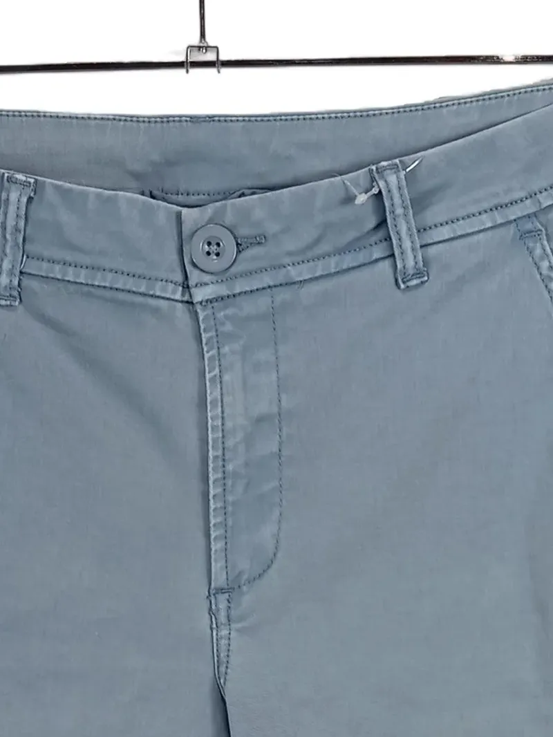 B.C. Best Connections Damen Stoffhose Blau Gr. 40 Casual Baumwolle 3