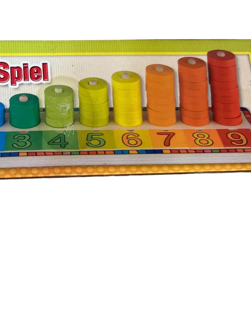 BESTTOY Steck- & Rechenspiel Holz Mehrfarbig Ab 24 Monate Kinder 3