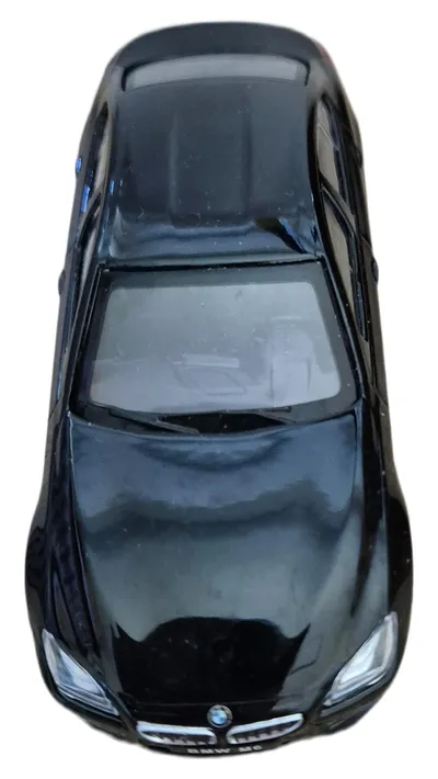 BMW M6 Modellauto Sammlerstück Spielzeugauto Schwarz 11cm