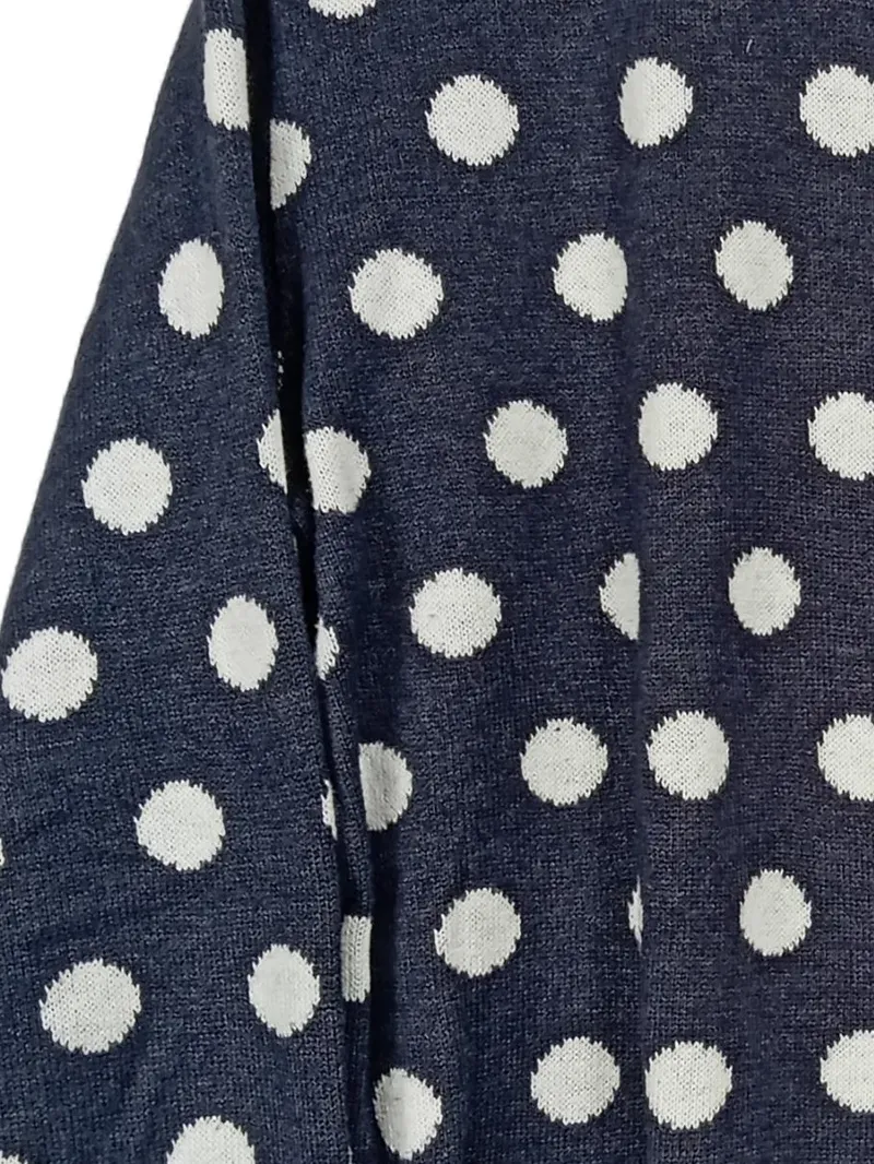 Zwillingsherz Damen Pullover mit Punkten Mehrfarbig Gr. 38/M 3