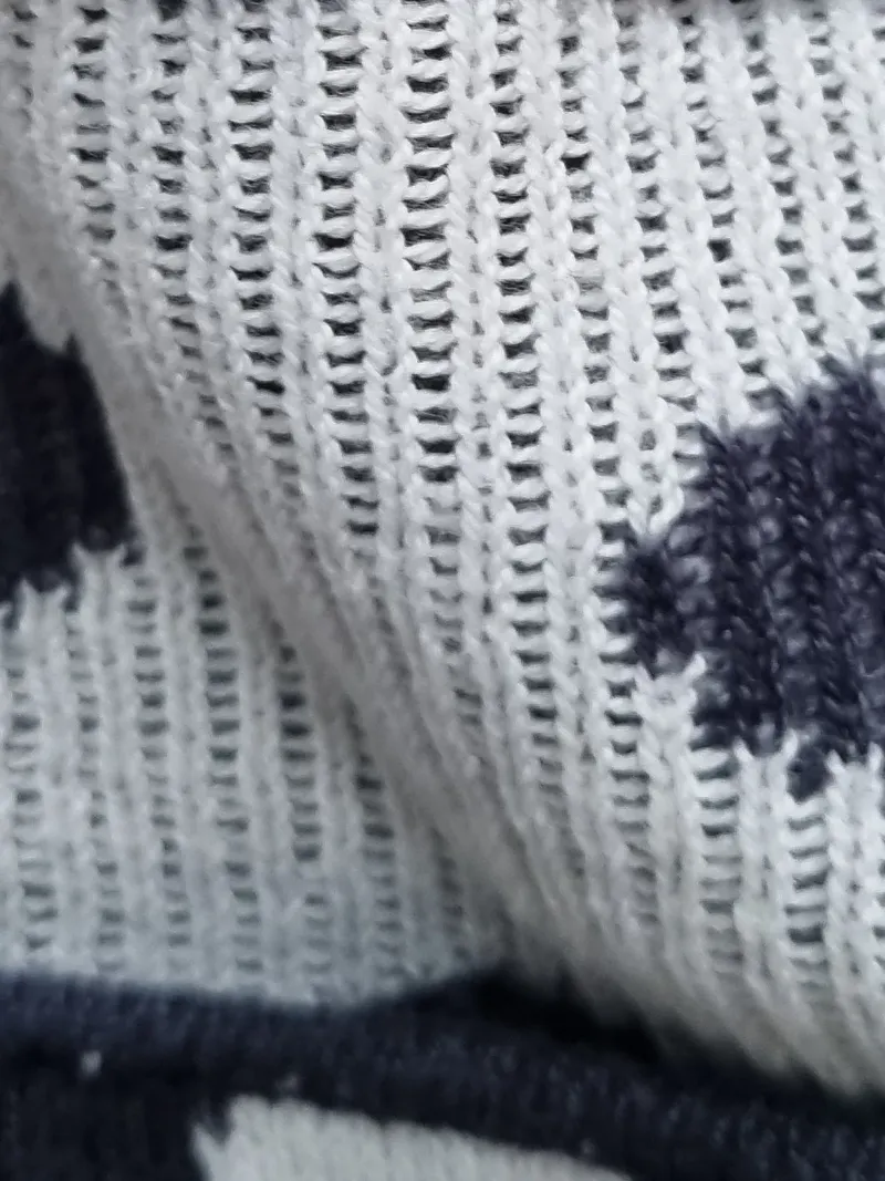 Zwillingsherz Damen Pullover mit Punkten Mehrfarbig Gr. 38/M 4