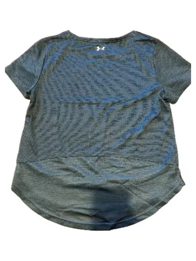 Under Armour Damen Sport Shirt HeatGear Gr. XS Grün Meliert Loose Fit