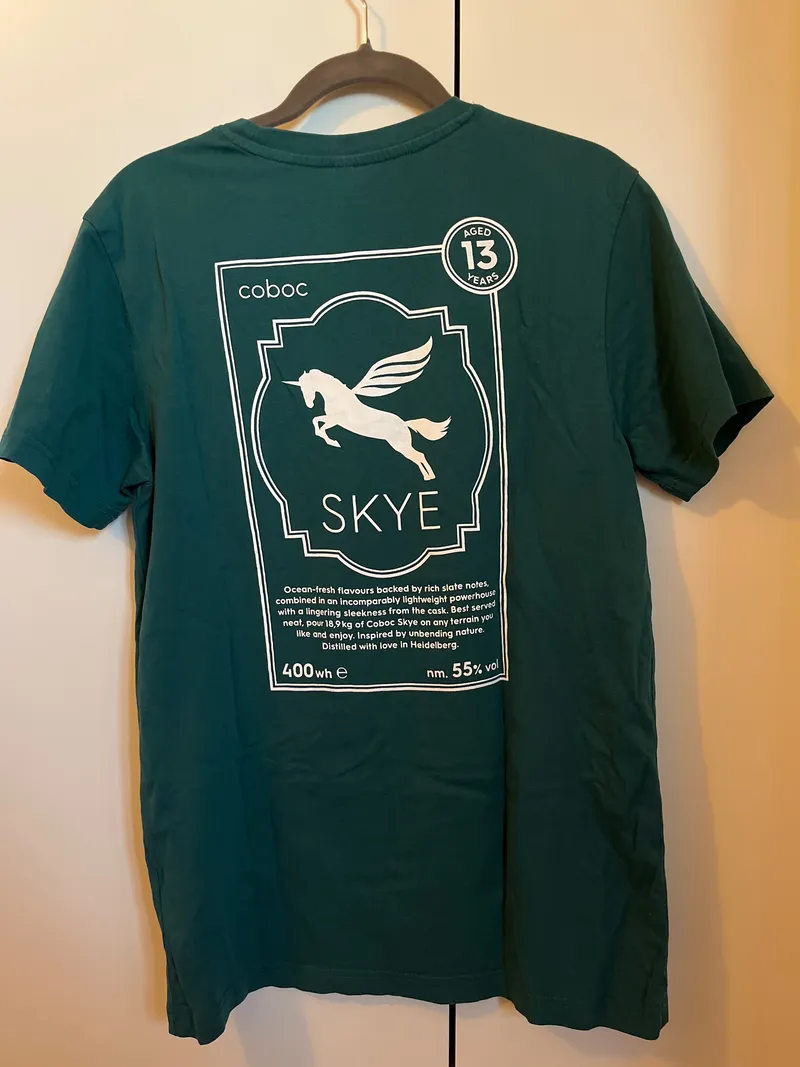 Coboc Herren T-Shirt Grün Gr. 48/M Casual Baumwolle Logo-Print 2