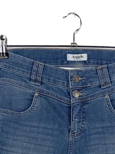 ANGELS Damen Jeans Regular Fit Blau Gr. 36 W28 Stretch Hose