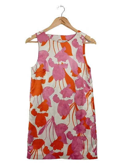 MNG Damen Sommerkleid Blumenmuster Casual Mehrfarbig Gr. 34 XS