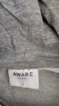 AWARE by VERO MODA Damen Hoodie Kapuzenpullover Gr. 36/S Grau 5
