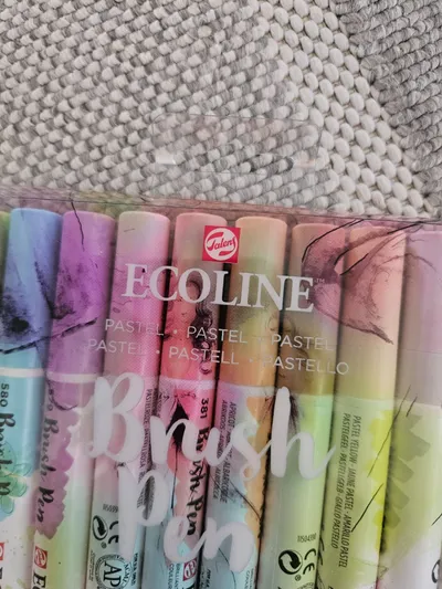 Ecoline Brush Pen Set 10 Stifte Pastel Aquarell Pinselstifte NEU