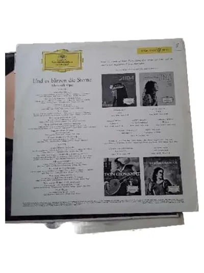 Und es blitzen die Sterne - Glanzvolle Oper LP Vinyl Deutsche Grammophon