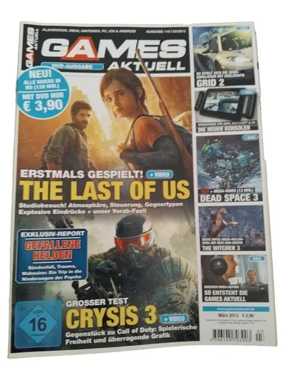 Games Aktuell PC Horrorspiele The Last of Us Dead Space 3 Magazin