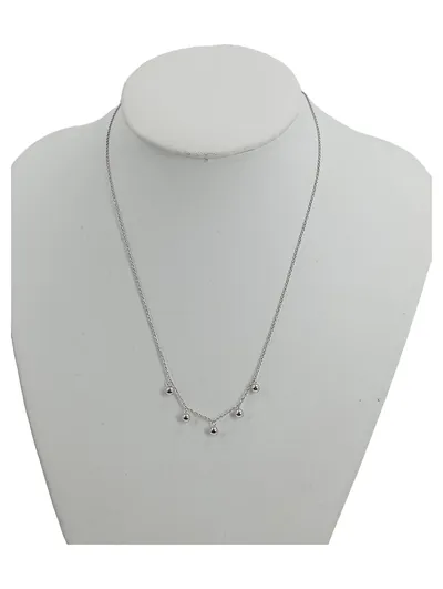 Cluse Damen Halskette Silber Modern 42cm mit Kugeln Schmuck