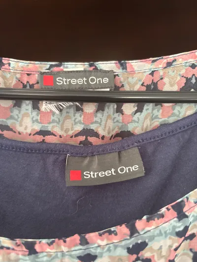 Street One Damen Sommerkleid Kaftan Gr. 38 Ethno Boho Mehrfarbig