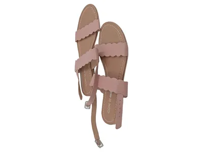 COX Sandaletten Damen Rosa Leder Gr. 38 Freizeit Sommerschuhe