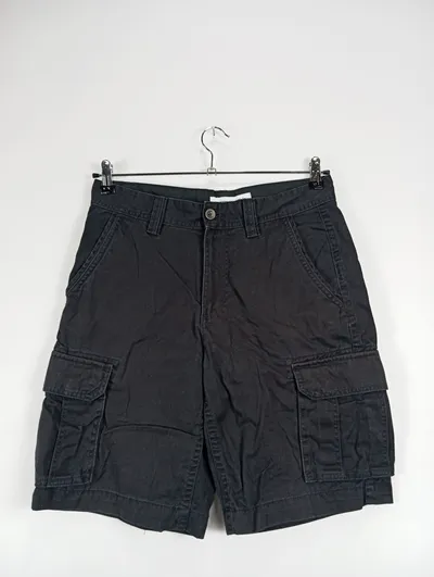 AMAZON ESSENTIALS Herren Cargo Shorts Schwarz Gr. W30 Baumwolle Freizeit