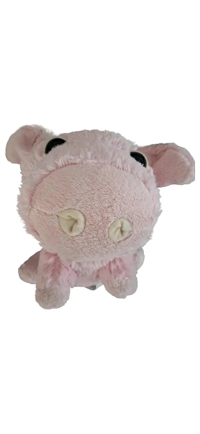 Big Headz Plüschtier Schwein Rosa mit I Love You Herz Kuscheltier 22cm
