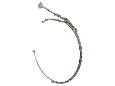 Fornarina Haarreif Damen Silber Elegant Strass Anhänger Haarschmuck