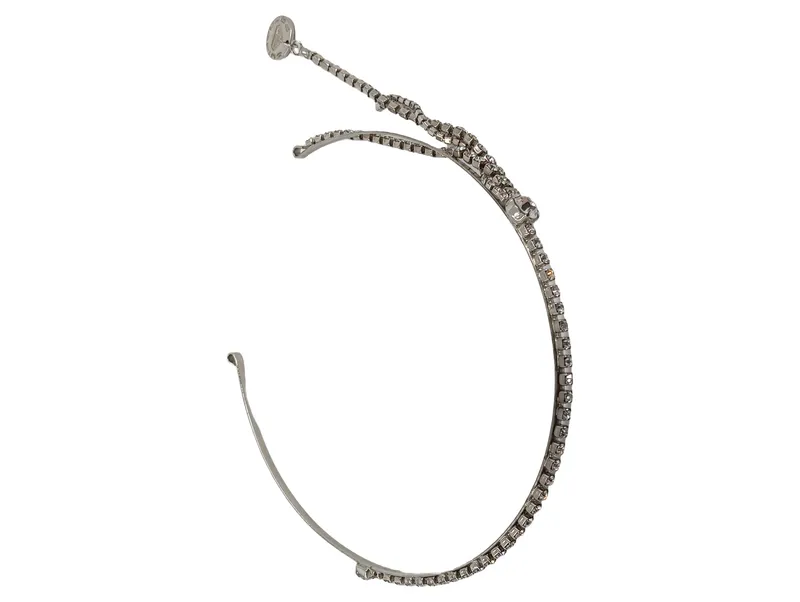 Fornarina Haarreif Damen Silber Elegant Strass Anhänger Haarschmuck 1