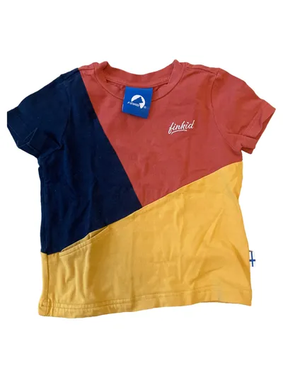 Finkid Kinder T-Shirt Gr. 80-90/86 Colorblock UV30 Mehrfarbig