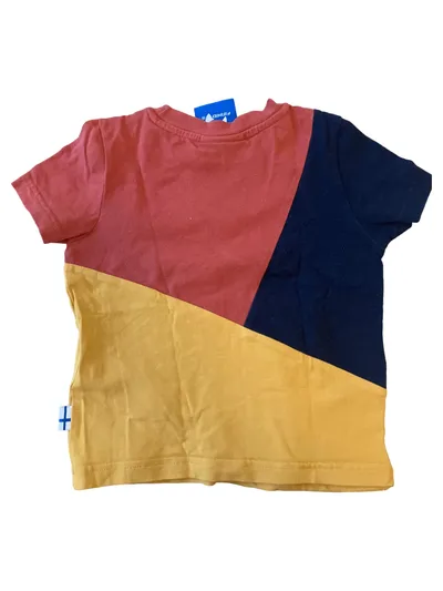 Finkid Kinder T-Shirt Gr. 80-90/86 Colorblock UV30 Mehrfarbig