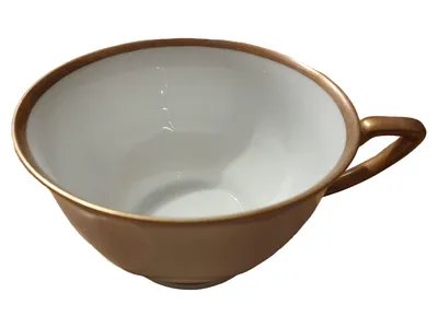 Zeh Scherzer Teetasse Vintage Porzellan Mehrfarbig Goldrand 50 JAHRE