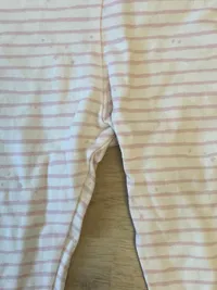 Eat Ants Baby Mädchen Leggings Gr. 68 gestreift Baumwolle Applikationen Rüschen 6