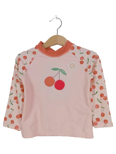 dm Kinder UV-Shirt Kirschen Print Langarm Gr. 98 Rosa