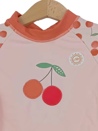 dm Kinder UV-Shirt Kirschen Print Langarm Gr. 98 Rosa