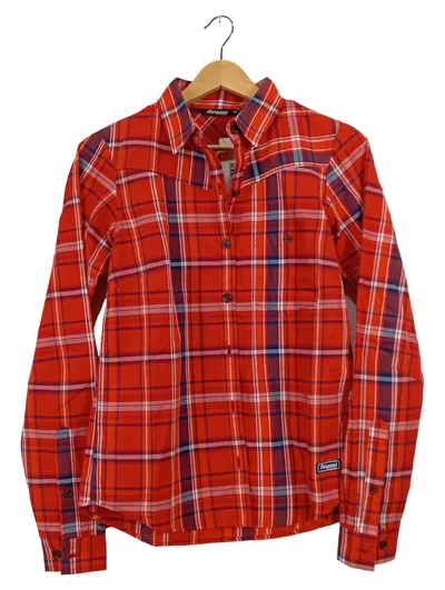 Bergans of Norway Damen Freizeithemd Kariert Rot Outdoor Gr. XS