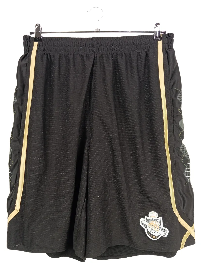 AND1 Herren Basketball Shorts Schwarz Gold Gr. 3XL Sport Hose 1