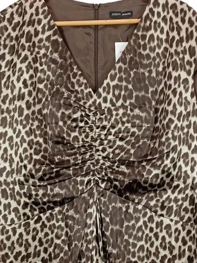 Joseph Janard Damen festliches Kleid Gr. 44 Leopardenmuster Mehrfarbig