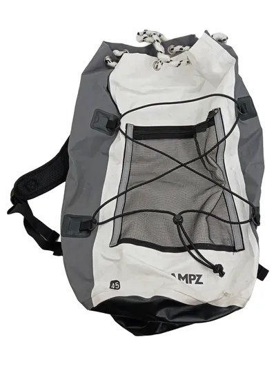 CAMPZ Wasserdichter Rucksack Canyon 45L Outdoor Weiß Grau