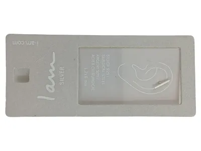 I AM Ohrstecker Silber 925 Chirurgenstahl Damen Minimalistisch