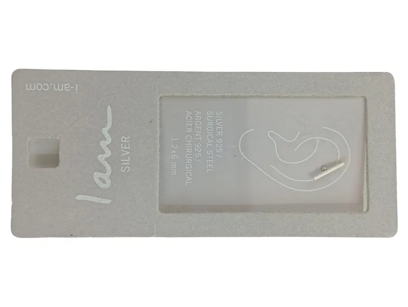 I AM Ohrstecker Silber 925 Chirurgenstahl Damen Minimalistisch 1