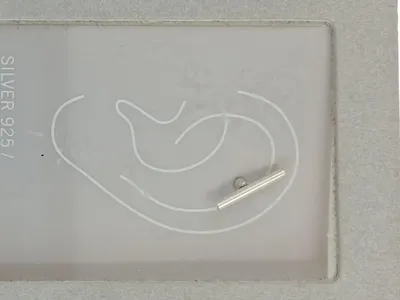 I AM Ohrstecker Silber 925 Chirurgenstahl Damen Minimalistisch