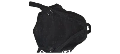 H&D Collection Rucksack Schwarz Damen Nylon Daypack viele Fächer