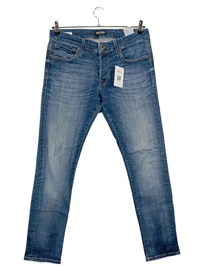 JACK & JONES Herren Jeans Hose Regular Fit Blau W32/L32 Denim