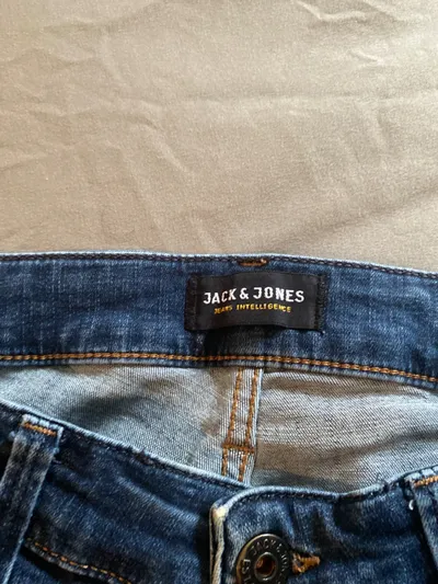 JACK & JONES Herren Jeans Hose Regular Fit Blau W32/L32 Denim