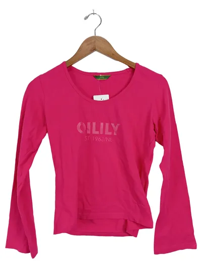Oilily Damen Langarmshirt Pink Gr. 36/S Casual Baumwolle