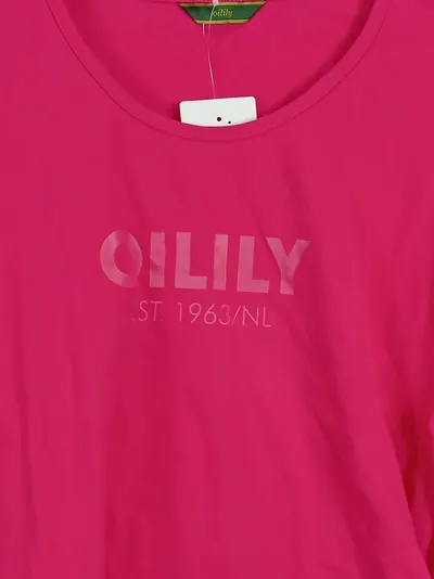 Oilily Damen Langarmshirt Pink Gr. 36/S Casual Baumwolle