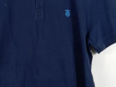 SELECTED HOMME Herren Poloshirt Blau Gr. 52/XL Casual Baumwolle