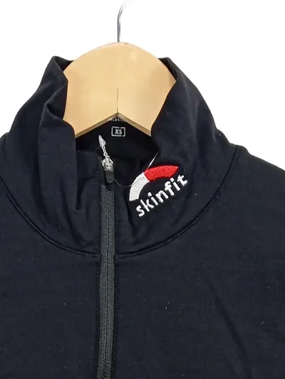 SKINFIT Ski Unterhemd Damen Langarmshirt Schwarz Gr. 34/XS Sportlich