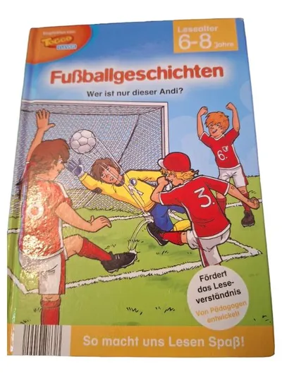 TOGGO Fußballgeschichten Wer ist nur dieser Andi? Kinderbuch Lesealter 6-8 Jahre