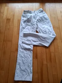 Daniels & Korff Stoffhose Damen Gr. 40 Weiß Baumwolle Klassisch 3