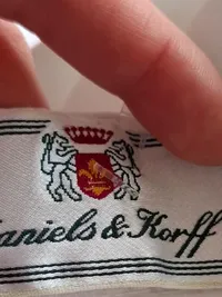 Daniels & Korff Stoffhose Damen Gr. 40 Weiß Baumwolle Klassisch 5